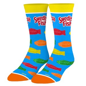 Cool Socks, Swedish Fish Flavors, Funny Novelty Socks, Large - 1 of 4