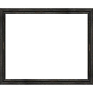 Amanti Art Rustic Pine Black Narrow Framed Dry Erase Magnetic Board - 1 of 4