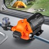 VEVOR RV Water Pressure Diaphragm Pump 3Chambers 110V 3.3GPM 45PSI Adjustable Presssure Fresh Water Pump, Self Priming Sprayer Pump, Orange - 2 of 4