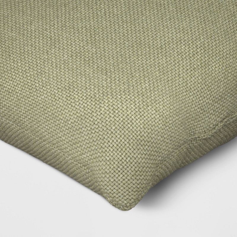 Oversized Basketweave Heathered Square Throw Pillow - Threshold™, 4 of 9