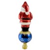 Old World Christmas 12.0 Inch Santa Tree Top Finial Kris Kringle Claus Tree Toppers - 2 of 3