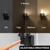 DORESshop Candle Night Light Plug in [2 Pack] with Dusk to Dawn Sensor, 3000K Warm White LED for Kids, Hallway, Bathroom, Bedroom - 4 of 4