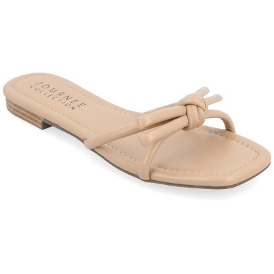 Journee Collection Womens Soma Slide Low Block Heel Sandals