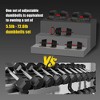 Sapphtopaz Adjustable Dumbbells Free Weight Set with Connector, Multi-Functional Dumbbell Set for Home Gym Fitness, Total Body Exercises - 4 of 4