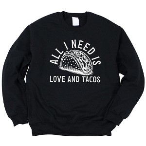 Simply Sage Market Women's Graphic Sweatshirt Valentine Taco - 1 of 3