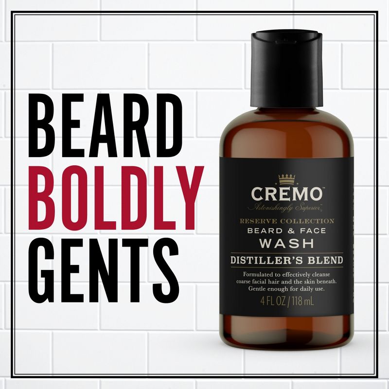 Cremo Distiller&#39;s Blend (Reserve Collection) Beard &#38; Face Wash - 4 fl oz, 4 of 9
