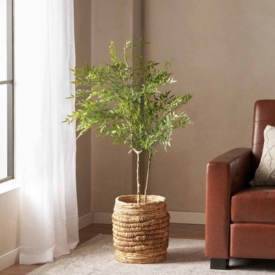 Maggift Artificial Plant Artificial Artificial Nandina Tree Indoor Outdoor for Home Office Living Room Decor, Green, 31.5"*29.5"*47.2"