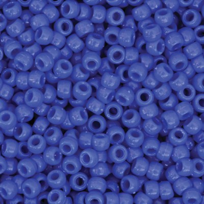 Creativity Street Pony Beads, Blue, 6 mm x 9 mm, 1000 Pieces (Pack of 6)