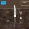 Amefa Lou Laguiole Vulcano Steak Knives, Set of 6, Hardened Hammered Stainless Steel, Triple Rivet Pakka Wood Ergonomic Handle, Serrated Edge 4 Inch - 2 of 4