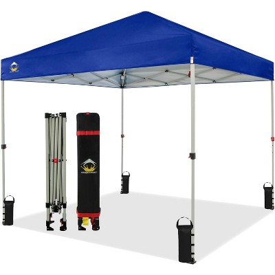 8x8 Recreational Centerlok Canopy - Sto 'N Go, Silver Coated, 150D - RS64F
