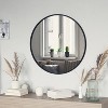 Emma and Oliver Wall Mounted Mirror with Iron Frame, Silver Backing and Shatterproof Glass for Entryways, Bathrooms and More - image 2 of 4