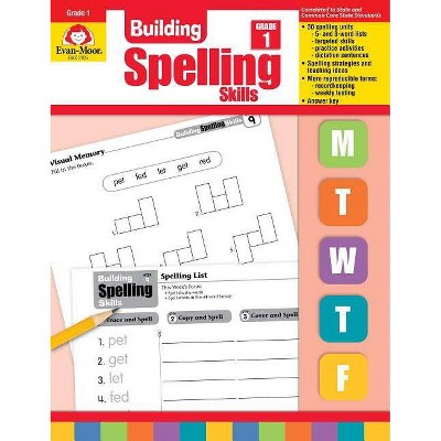 Building Spelling Skills Grade 1 - by  Evan-Moor Educational Publishers (Paperback)