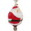 Kurt Adler Noble Gems Glass Ornaments for Christmas Tree, Hot Air Balloons, Assorted (Pack of 3) - 4 of 4