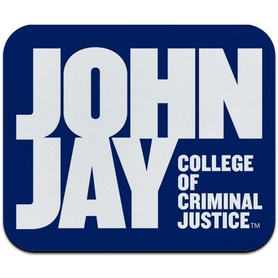 John Jay College of Criminal Justice Primary Logo Low Profile Thin Mouse Pad
