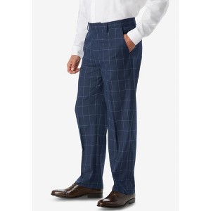 KingSize Easy Movement Plain-Front Expandable Dress Pants - 1 of 3