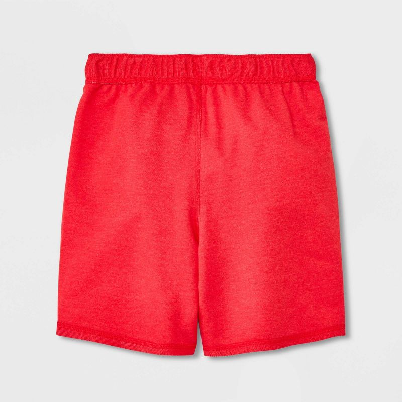 Boys' 2pk Adaptive Knit Pull-On Shorts - Cat & Jack™ Red/Black, 3 of 5
