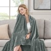 Inhand Flannel Throw Blanket, 50”x60” Super Soft Fuzzy Blanket for Couch Sofa Bed Office, Cozy Plush Lightweight Blanket Throw Size - 2 of 4