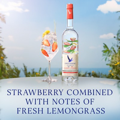 Grey Goose Essences Strawberry & Lemongrass Infused Vodka - 750ml Bottle