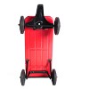 FURNIinspire Wheelbarrows And Lawn Carts All-Terrain Garden Cart Wagon, Utility Cart With Solid Wheels, Lawn Car For Garden, Beach, Red, 38“*14"*30" - 4 of 4