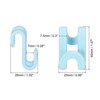 Unique Bargains Clothes Closet Space Saver ABS Extender Hanger Connector Hooks 30 Pcs - 2 of 4