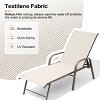 Crestlive Products Set of 2 Outdoor Lounger Aluminum Frame Chaise Lounge Chairs with Arms & 5 Adjustable Recline Positions - 4 of 4