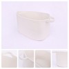 Unique Bargains Woven Handcrafted Cotton Rope Decorative Storage Basket 19" x 13.5" x 11" - 3 of 4