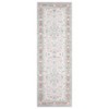 Washable Area Rug Vintage Medallion Floral Print Area Rug Non-Slip Low Pile Carpet for Dining Room Home Office - 3 of 4
