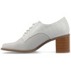 Journee Collection Womens Sylvan Lace Up Square Toe Pumps - 2 of 4