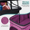 BestMassage Dog Stroller 3/4 Wheels Premium Pet Stroller Dog Cat Jogger with Cup Holder and Mesh Windows for Small Medium Dogs Cat - 4 of 4