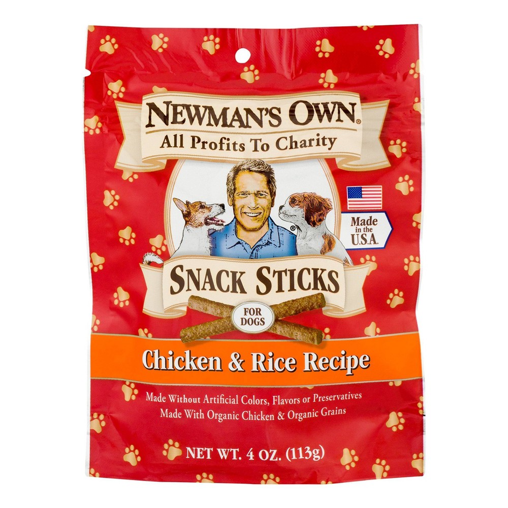 UPC 757645614009 product image for Newman's Own Chicken & Rice Snack Sticks Treat 4oz | upcitemdb.com