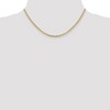 Black Bow Jewelry 2.4mm 10k Yellow Gold Flat Anchor Chain Necklace - 2 of 4