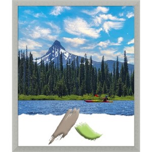 Amanti Art Silver Leaf Wood Picture Frame - 1 of 4