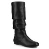 Journee Women's Jayne Medium and Wide Width Round Toe Riding Boots - 2 of 4