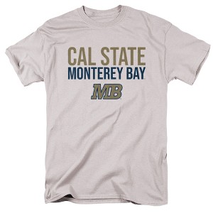 Men's California State University Monterey Bay Official Stacked T-Shirt - 1 of 4
