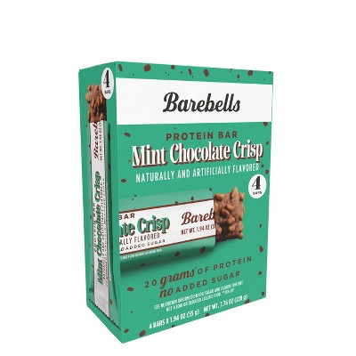 Barebells Minty Chocolate Crisp Nutrition Protein Bars - 20g Protein - 7.76oz/4pk
