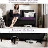 TYBOATLE 51" Modern Small Loveseat Sofa, 2‑Seater Fabric Couch with Iron Legs for Apartment, Office, Dorm, or Bedroom, Black - 3 of 4