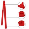 Allegra K Men's Knit Self-Tied Solid Color Skinny Square Tipping Ties - 4 of 4