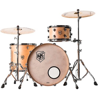 SJC Drums Tour Series 3-Piece Shell Pack Natural Satin