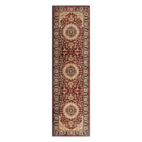Traditional 2x3 Area Rug (2' x 3') Oriental Blue, Gold Indoor