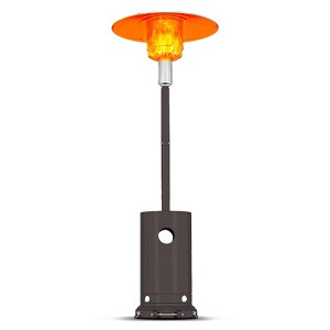 Patio Heater, Propane Stainless Steel Patio Heater With Wheels, Outdoor Propane Heaters for Backyard,Garden,Patio,Porch and Pool - 1 of 4