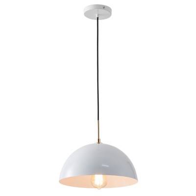 Dewdrop Modern Industrial 1-Light Single Bowl Pendant Lighting Fixture