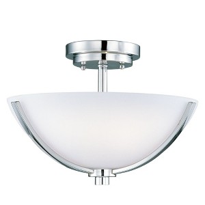 Maxim Lighting Rocco 3 - Light Semi-Flush Mount in  Polished Chrome - 1 of 2