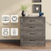 Dresser for Bedroom, 4 Drawer Small Dresser with Charging Station for Living Room, Chest of Drawers - 3 of 4