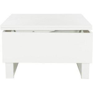 Vanna Lift - Top Coffee Table - FOX2233A - White - Safavieh Couture - 1 of 4