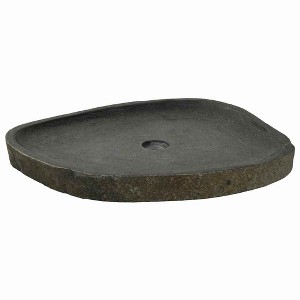 vidaXL Basin Gray (55-65) x (40-50) x 6 cm River stone - 1 of 4