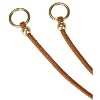Allegra K Women's PU Leather Skinny Rope Belt Round Ring Endings Self Tie Waistband Thin Waist Strap 1 Pc - 2 of 4