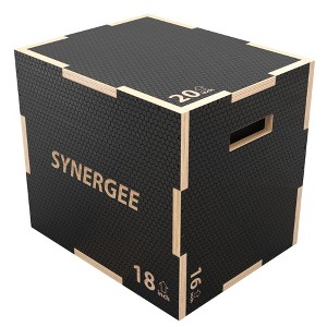 Synergee Non-Slip 3-in-1 Wood Plyo Boxes - 1 of 4