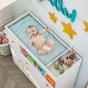 Famapy White Baby Changing Table with Safe Changing Station,Drawers,Cabinet,Towel Rack,Storage Dresser,Diapering Station for Nursery,End Table - 2 of 4