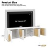 Bella Depot 69.6'' Farmhouse TV Stand with Cable Holes for TVs up to 75" with 5 Solid Wood Legs for Living Room, Bedroom - 3 of 4