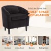HOMEFUN Modern Corduroy Upholstered Accent Chair with Wooden Legs - 4 of 4